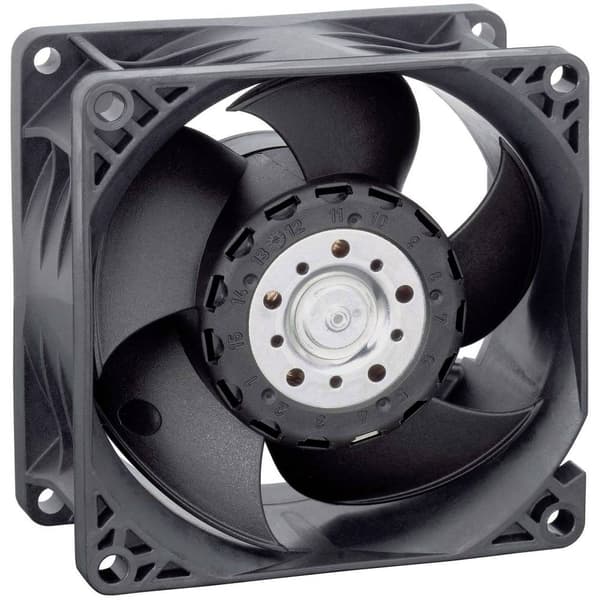 EBM Papst 8214 JH3 Axialfläkt 24 V/DC 190 m³/h (L x B x H) 80 x 80 x 38 mm