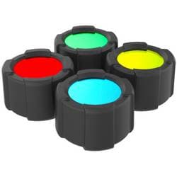 Ledlenser 501039 Farvefilter MT14, M6R Rd, Gul, Blå , Grn