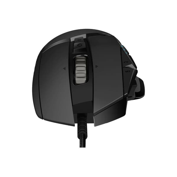 Logitech G502 Hero Gaming-mus USB Optisk Svart 11 Knappar 16000 dpi Upplyst, Integrerat profilminne, Viktreduktion
