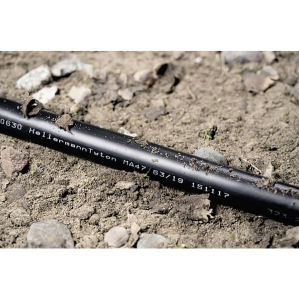 HellermannTyton 323-20080 Krympslang med lim Svart 8 mm 2 mm Krympförhållande:4:1 1 m