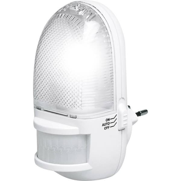 REV JR0501A 00337161 Nattlampa med rörelsedetektor LED Varmvit Vit