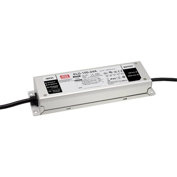 MW Mean Well ELG-150-48AB-3Y LED driver Konstantspänning 150.2 W 1.56 - 3.13 A 43.2 - 52.8 V/DC 3-i-1 Dimmerfunktion, M