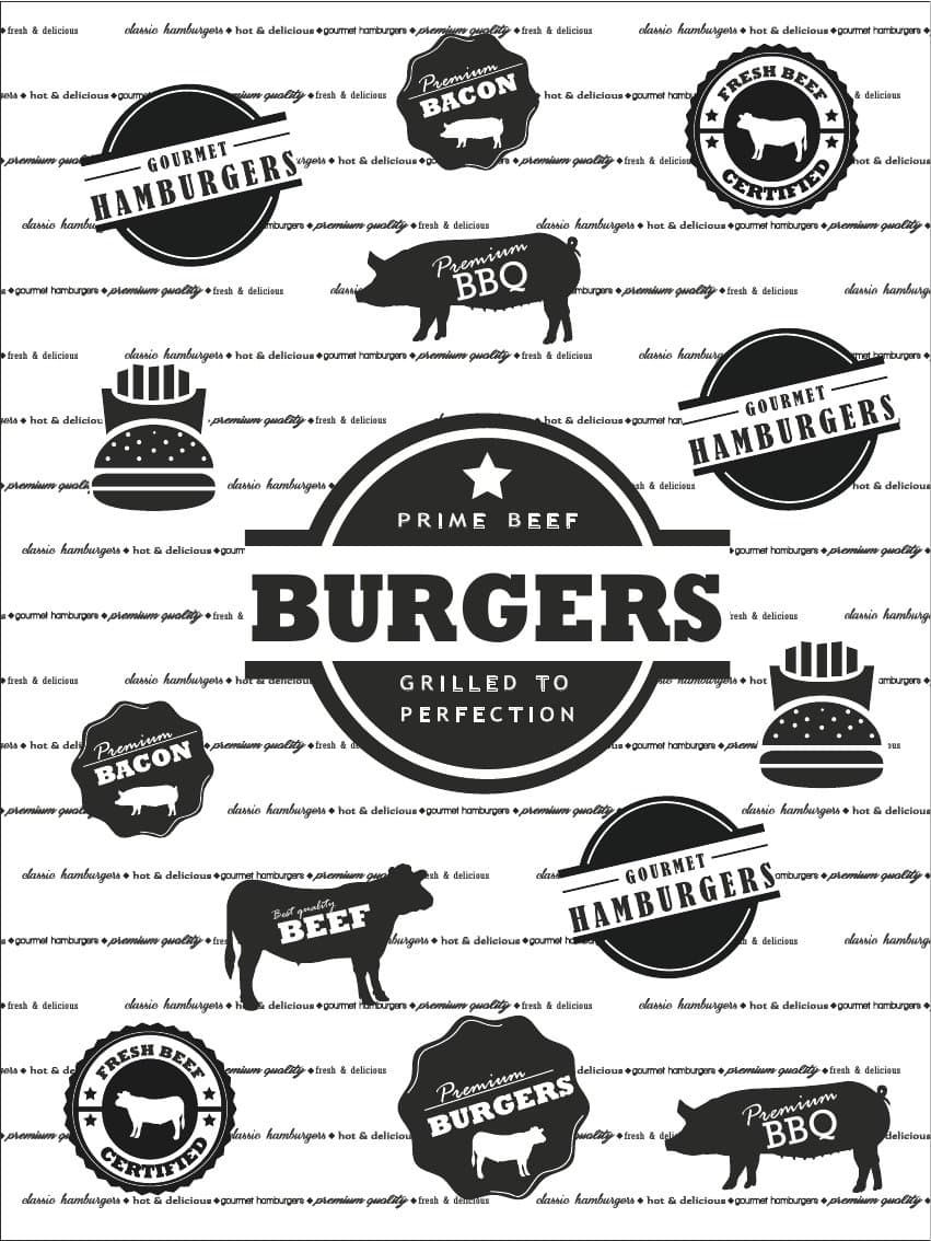 Hamburger-paperialustat Hamburger-paperi, 25 kpl