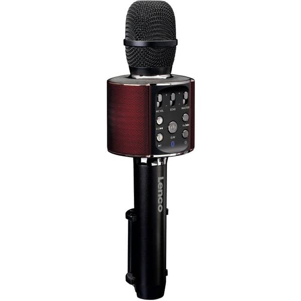 Lenco BMC-090BL Bluetooth-högtalare AUX, inkl. fäste Svart