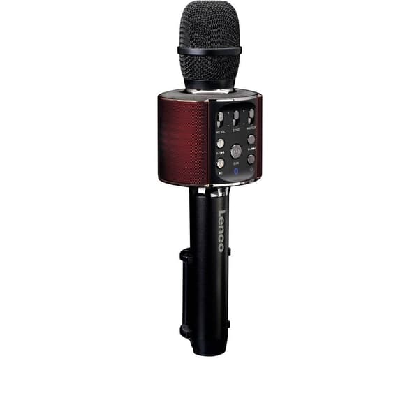 Lenco BMC-090BL Bluetooth-högtalare AUX, inkl. fäste Svart