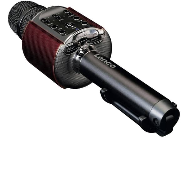 Lenco BMC-090BL Bluetooth-högtalare AUX, inkl. fäste Svart
