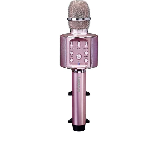 Lenco BMC-090PI Bluetooth-högtalare AUX, inkl. fäste Rosa