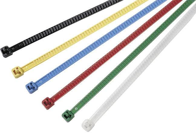 HellermannTyton 131-55000 LR55R-PA66HS-BK (500) Kabelbinder 195 mm 4.70 mm Sort Oplukkelig 500 stk
