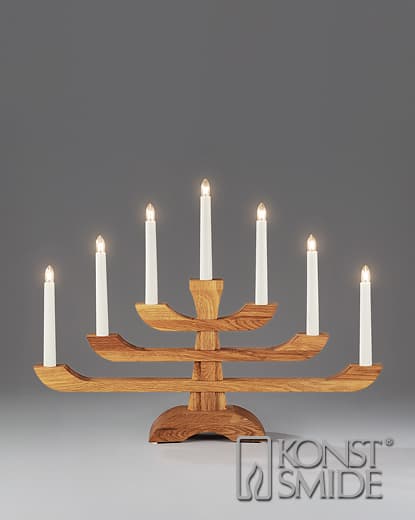 Konstsmide Elljusstake Trä 230V