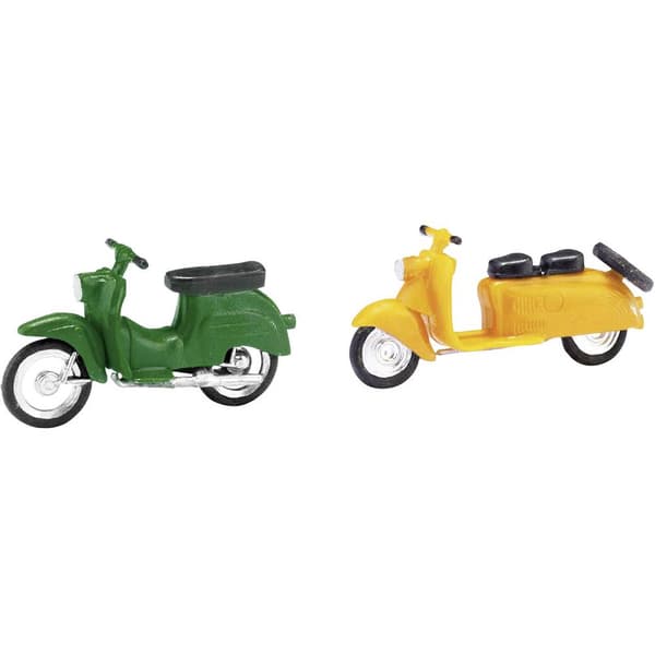 Busch 210008901 H0 Byggmodell Motorcykel Simson Berlin Roller/Schwalbe
