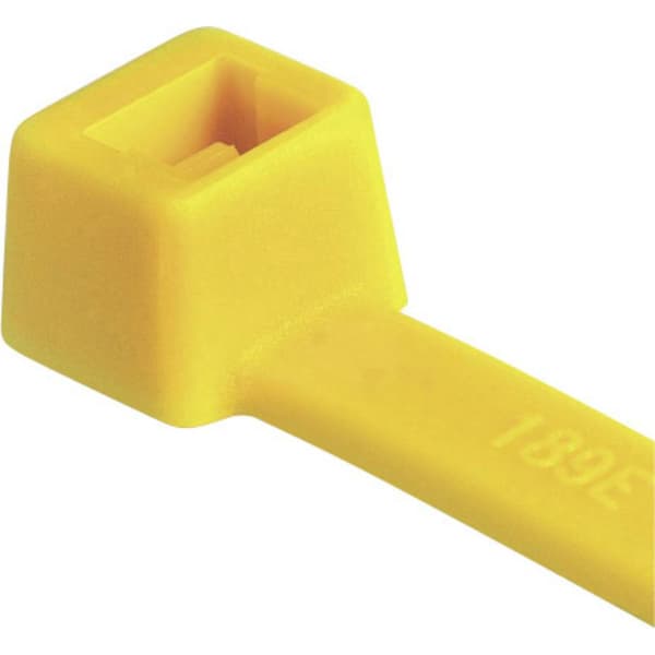 HellermannTyton 111-04805 T50R-PA66-YE Buntband 200 mm 4.60 mm Gul 100 st