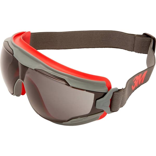 3M Goggle Gear 500 GG502SGAF Heltäckande skyddsglasögon inkl. anti-fogskydd Röd, Grå EN 166 DIN 166