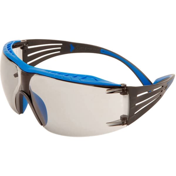 3M SecureFit SF407XSGAF-BLU Skyddsglasögon inkl. anti-fogskydd Blå, Grå