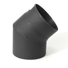 Rökrör 200mm böj 45°