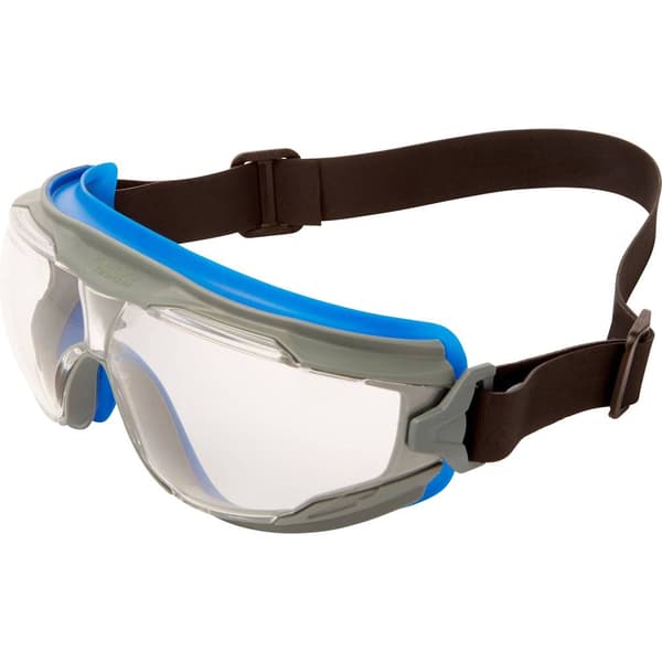 3M Goggle Gear 500 GG501NSGAF-BLU Heltäckande skyddsglasögon inkl. anti-fogskydd Blå, Grå EN 166 DIN 166
