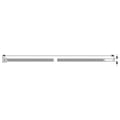 Miniatyrbild 1 av 2: HellermannTyton 138-00034 UB270C-N-PA66-NA Buntband 270 mm 4.60 mm Natur 100 st