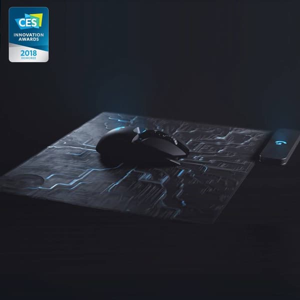 Logitech Gaming G903 Lightspeed Gaming-mus Trådlös Optisk Svart 11 Knappar 16000 dpi Upplyst, Laddningsbara, Trådlös la