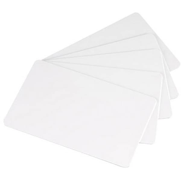 Zebra Plastkort, skrivbart Premier PVC 30 MIL (B x H) 85 mm x 54 mm Vit Set 500 st