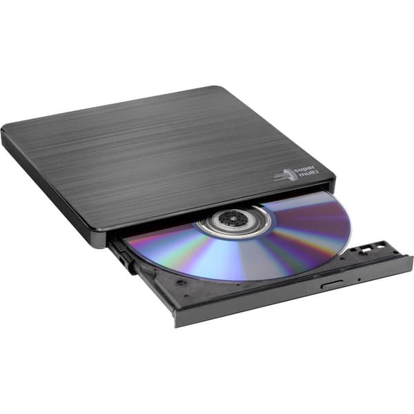 HL Data Storage GP60 DVD-brännare extern Box USB 2.0 Svart Svart