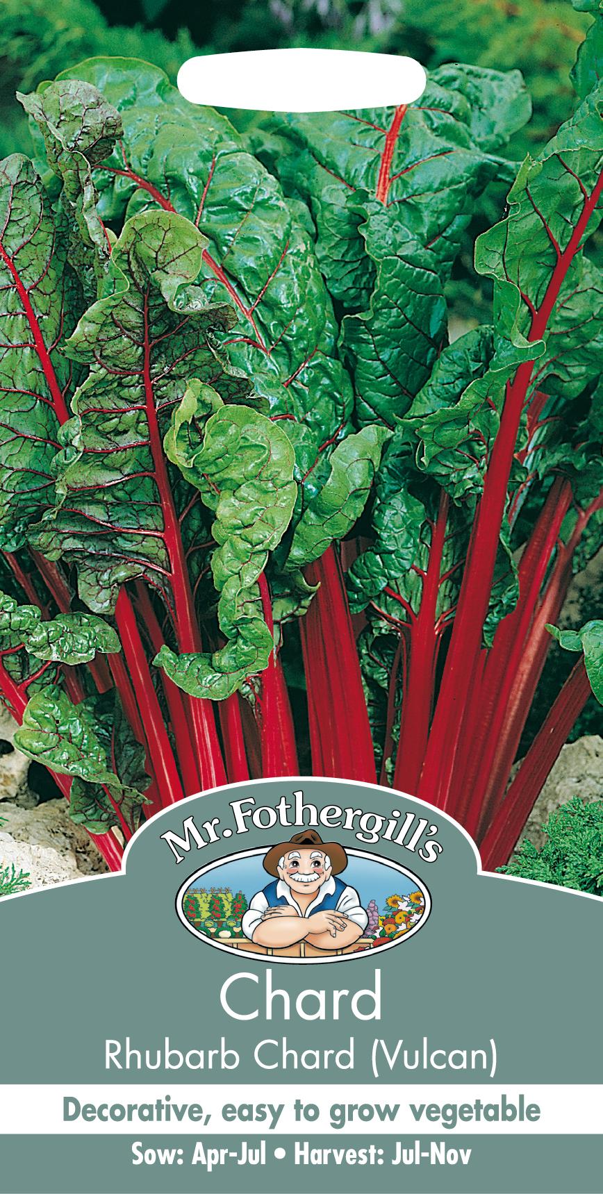 Mangold 'Rhubarb Chard (Vulcan)'