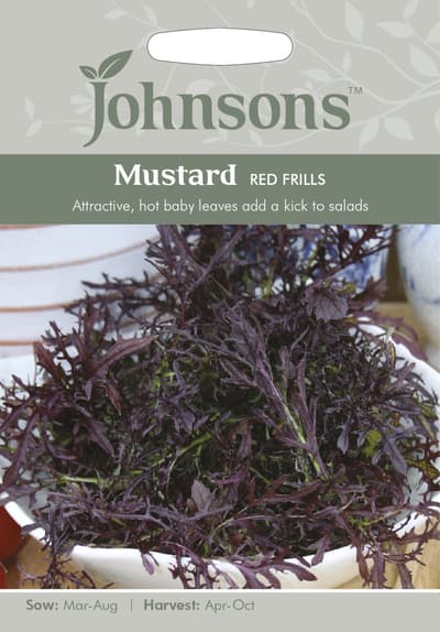 Salladssenap ' Mustard Red Frills'