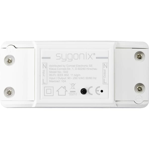 Sygonix SY-3822412 Switch Wi-Fi Inomhus 2300 W