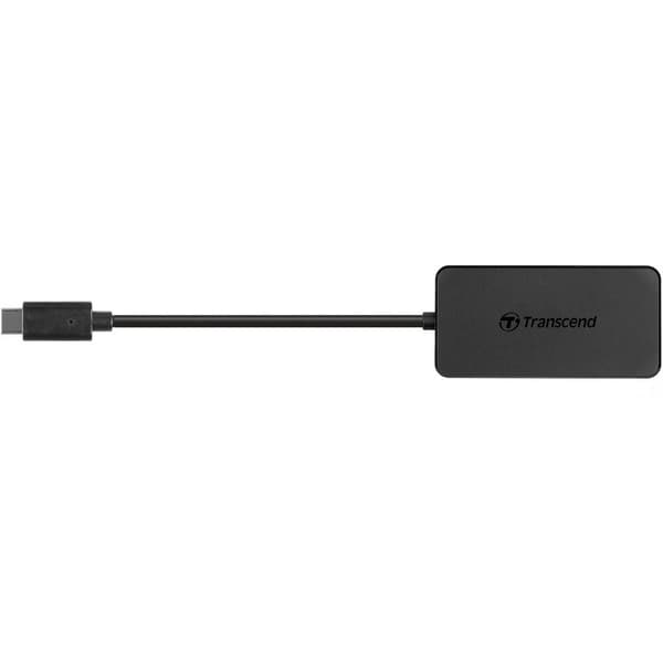 Transcend TS-HUB2C 4 Port USB-Hub 3.0 Svart