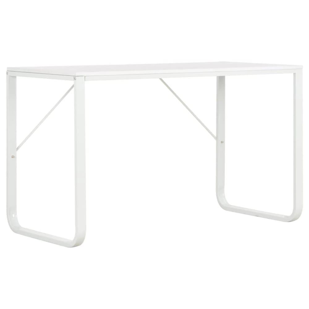 vidaXL Datorbord vit 120x60x73 cm