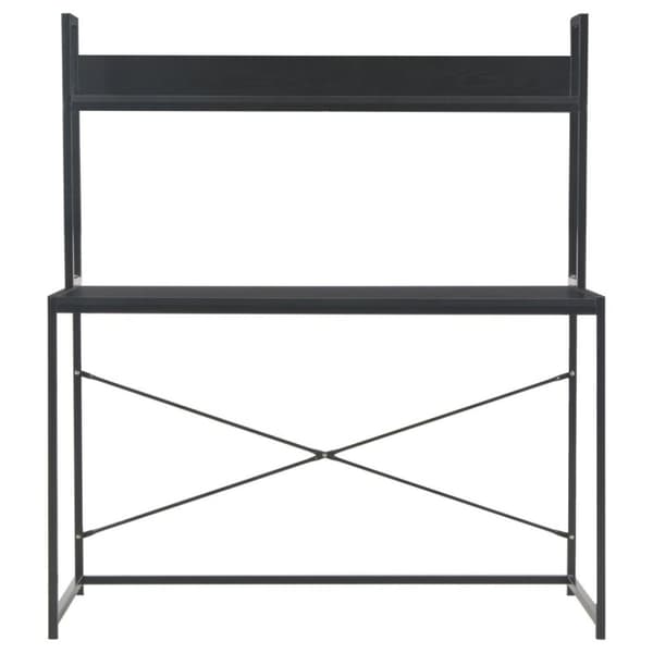 vidaXL computerbord 120 x 60 x 138 cm sort