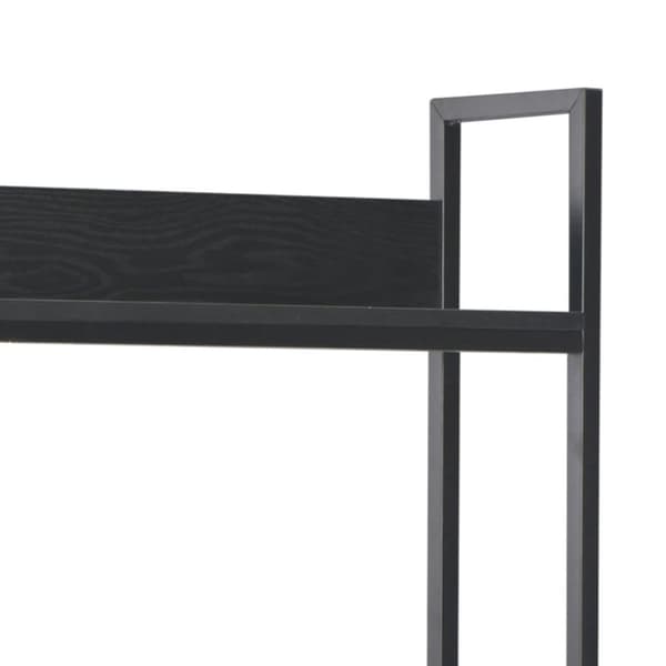 vidaXL computerbord 120 x 60 x 138 cm sort