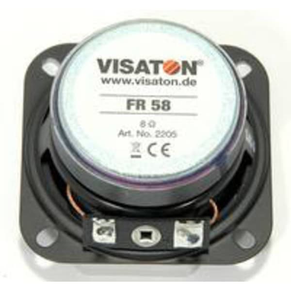 Visaton FR 58 - 8 Ohm 2.3 tum 5.8 cm Bredbandshögtalarelement 10 W 8 Ω