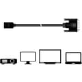 Miniatyrbild 2 av 4: club3D CAC-1010 DisplayPort Adapter [1x DisplayPort hane, USB 2.0 A hane - 1x DVI-hona 24+5 pol] Svart 0.60 m