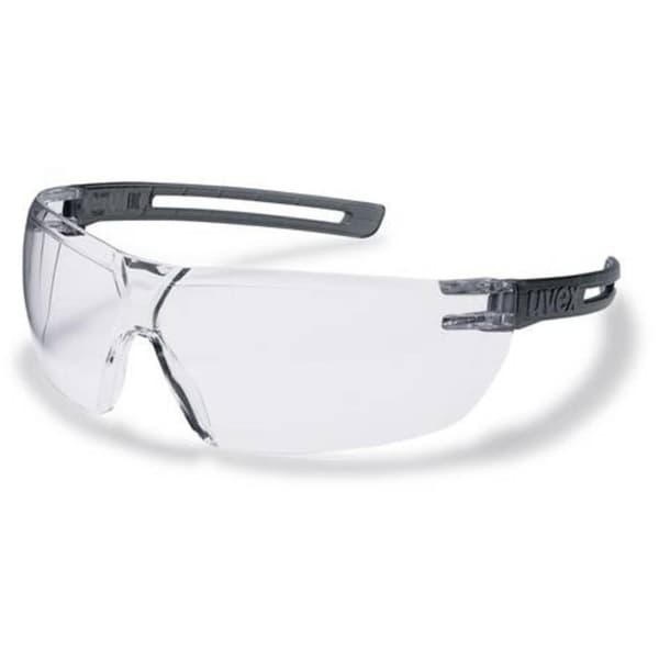 uvex x-fit 9199085 Skyddsglasögon inkl. UV-skydd Grå, Genomskinlig
