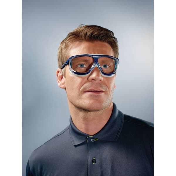 uvex x-fit pro 9199245 Skyddsglasögon inkl. UV-skydd Blå, Antracit