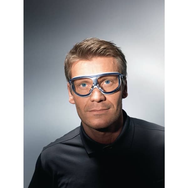uvex x-fit pro 9199245 Skyddsglasögon inkl. UV-skydd Blå, Antracit