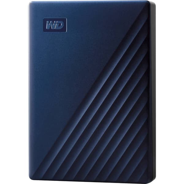 WD My Passport for Mac 5 TB Extern hårddisk 2.5 USB-C® Blå WDBA2F0050BBL-WESN