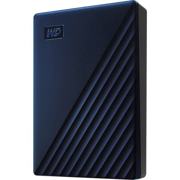 WD My Passport for Mac 5 TB Extern hårddisk 2.5 USB-C® Blå WDBA2F0050BBL-WESN