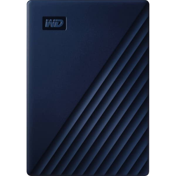 WD My Passport for Mac 5 TB Extern hårddisk 2.5 USB-C® Blå WDBA2F0050BBL-WESN