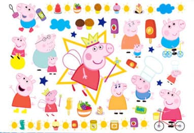 20 st BØRN tatoveringer PEPPA PIG tatovering Tattoo