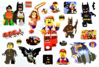 20 st BØRN tatoveringer LEGO THE MOVIE tatovering Tattoo