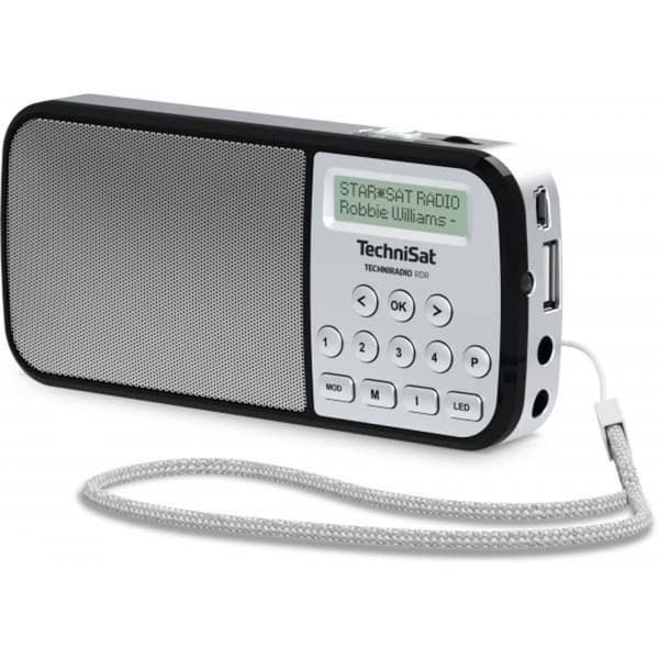 Fickradio TechniSat Techniradio RDR DAB+, FM Ficklampa Silver