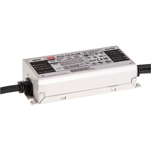 MW Mean Well XLG-75-L-AB LED driver Konstant effekt 75 W 350 - 1050 mA 53 - 107 V/DC dimbar, 3-i-1 Dimmerfunktion, just