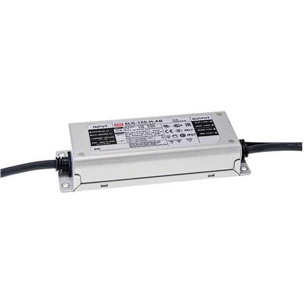MW Mean Well XLG-150-12-A LED driver Konstantspänning, Konstantström 150 W 6.25 - 12.5 A 12 V/DC möbelregistrering, Out