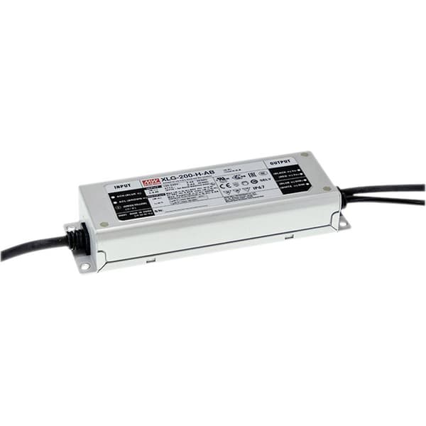 MW Mean Well XLG-200-H-A LED driver Konstant effekt 200 W 3500 - 5550 mA 27 - 56 V/DC möbelregistrering, Outdoor, PFC-k