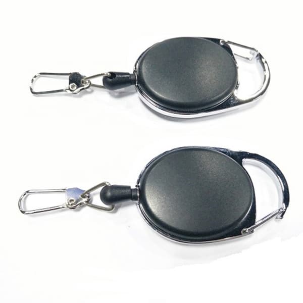 Avaimenperä, jossa on yo-yo / kulkuluvan haltija / henkilökortin haltija - 2-pack