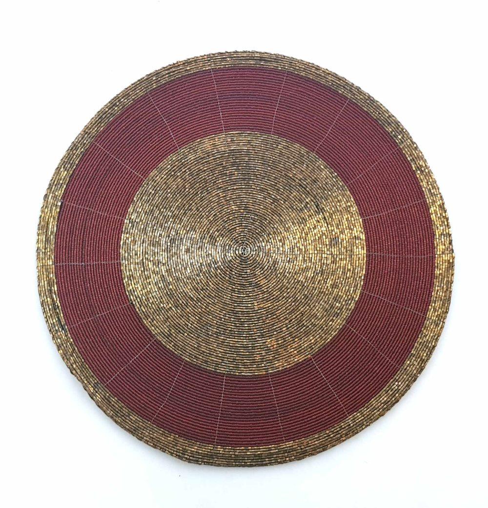 Lasinaluset, punainen / kulta 35 cm, 4 kpl tabletti