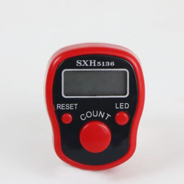 Elektronisk fingerteller med LED-display