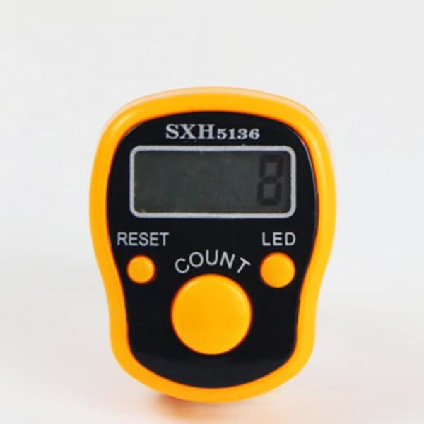Elektronisk fingerteller med LED-display