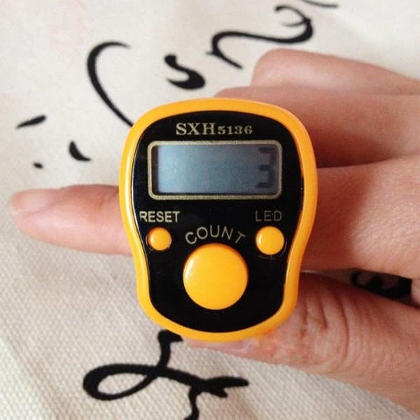 Elektronisk fingerteller med LED-display