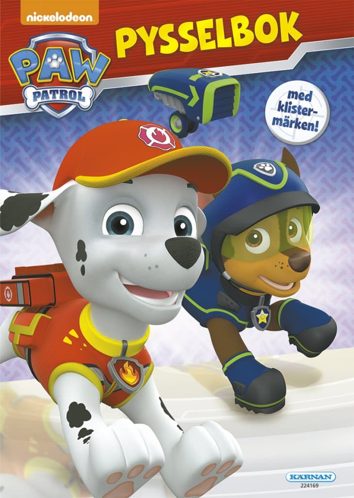 Paw Patrol, pysselbok med klistermärken, 24 sidor